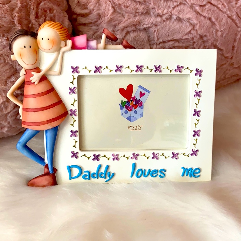 “Daddy loves Me” picture frame